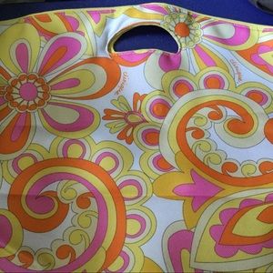 Clinique Bright Flower Beach Tote NWOT